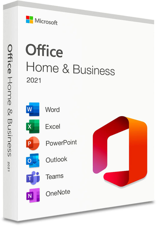 Office 2021 Home & Business MAC - Licence numérique officielle - Version Complète - Clé d’activation - Image produit HD