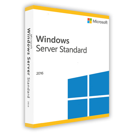 Windows Server 2016 Standard - Licence numérique officielle - Version Complète - Clé d’activation - Image produit HD