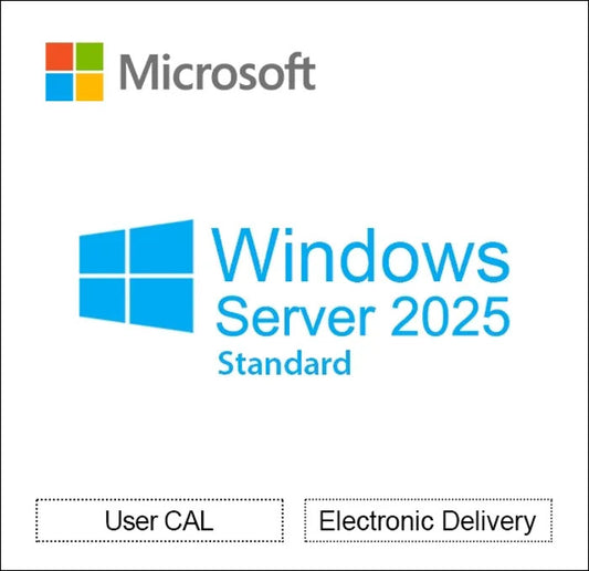 Windows Server 2025 Standard - Licence numérique officielle - Version Complète - Clé d’activation - Image produit HD