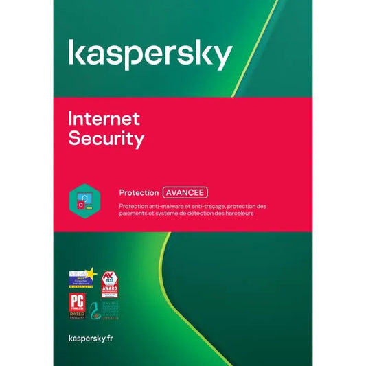 Kaspersky Internet Security 2025 - Licence numérique officielle - Version Complète - Clé d’activation - Image produit HD