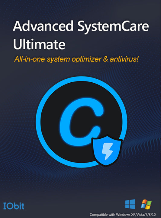 Advanced SystemCare Ultimate 15 - Licence numérique officielle - Version Complète - Clé d’activation - Image produit HD